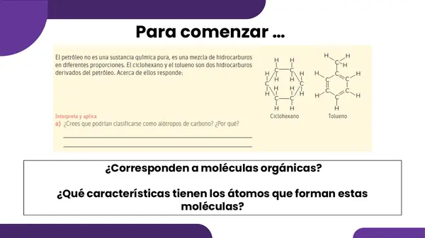 Propiedades del átomo de carbono