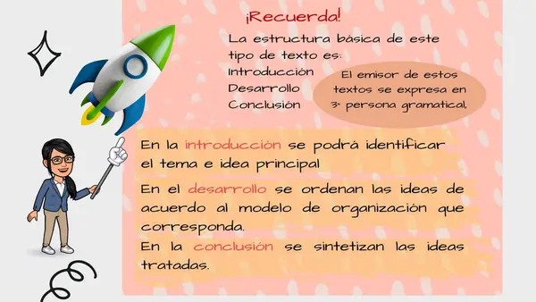 presentación formas básicas del discurso expositivo