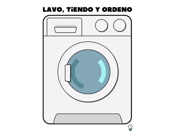 Lavo, tiendo y ordeno