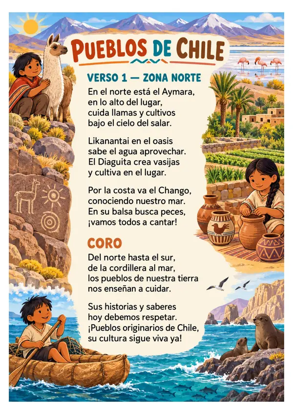 Canción "Pueblos de Nuestra Tierra"