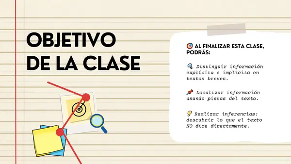 Detectives de la lectura: Información explícita e implícita