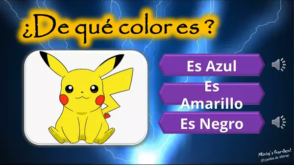 Juego con los Colores (Ruleta Pokemón)