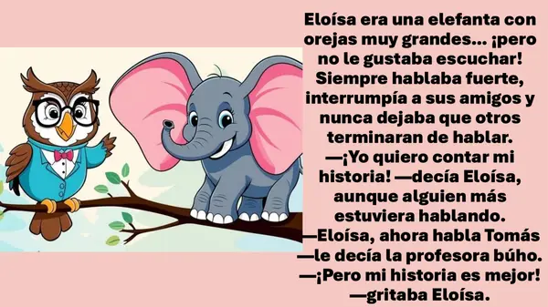 Cuento Eloísa escucha