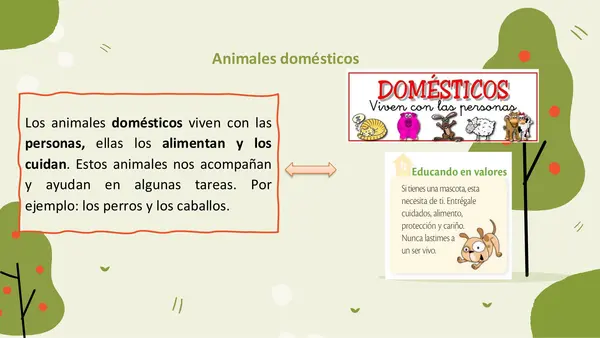 Animales domésticos y silvestres