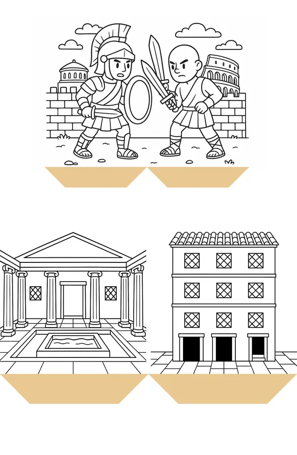 Pop-Up construcciones en roma