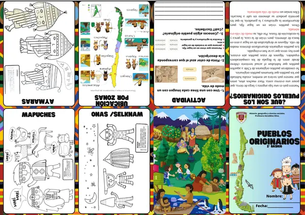  Mini libro Pueblos Originarios