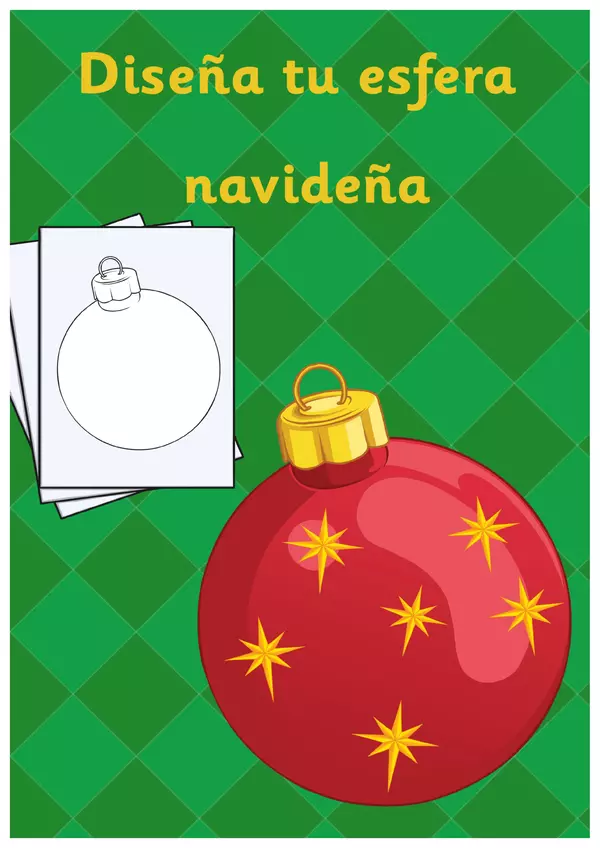 ❤️🎅🏼Manualidad de Navidad: Diseña tu esfera navideña.🎅🏼❤️