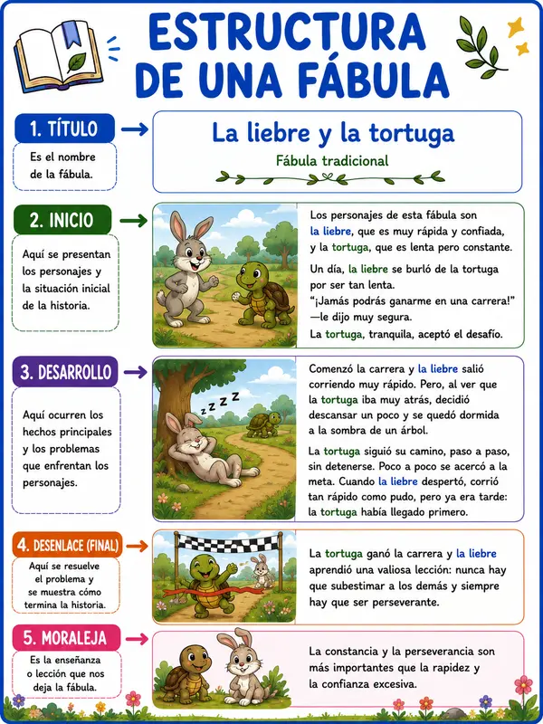 ESTRUCTURA DE LA FABULA