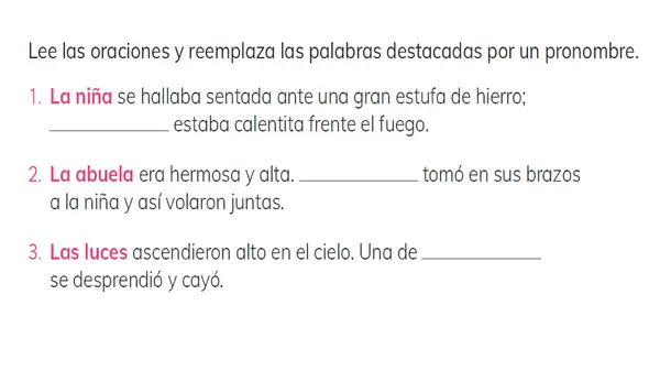 adverbios y pronombre