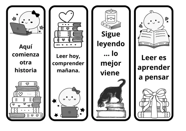 Separadores Día del libro 
