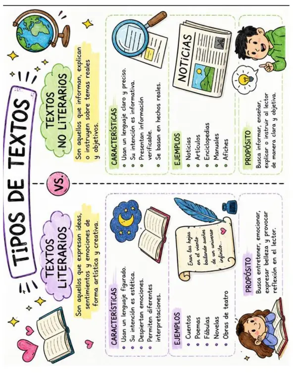 Poster Tipos de textos 