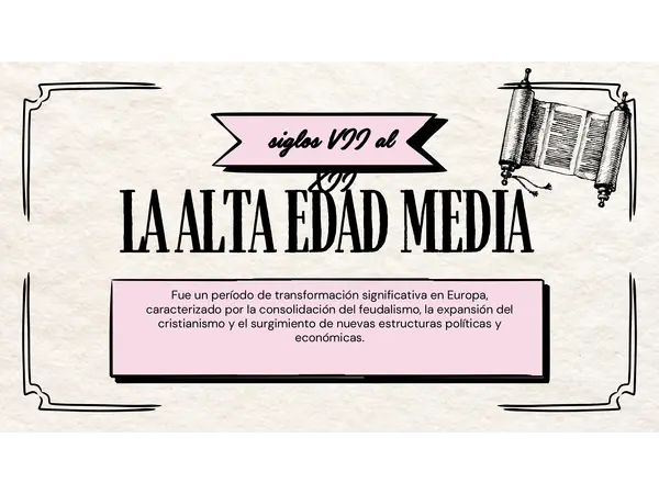 "La Alta Edad Media" clase 3-4