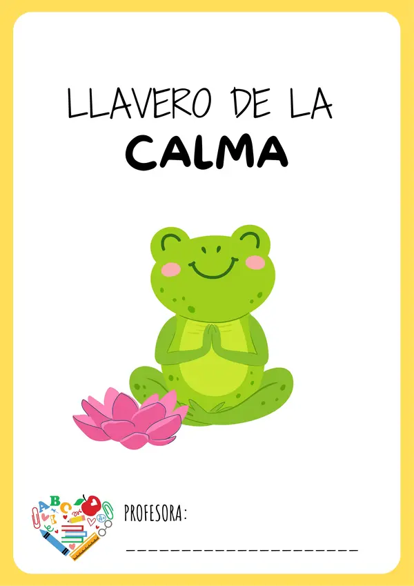 Llavero o rincón de la calma