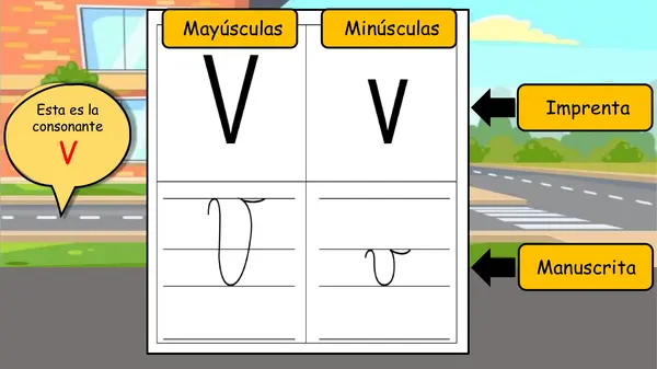 PPT presentación de la V