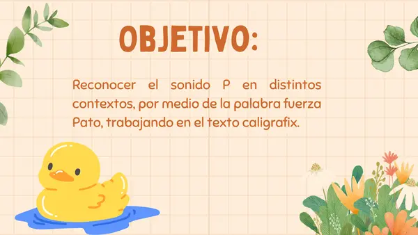 PPT letra P clase 1