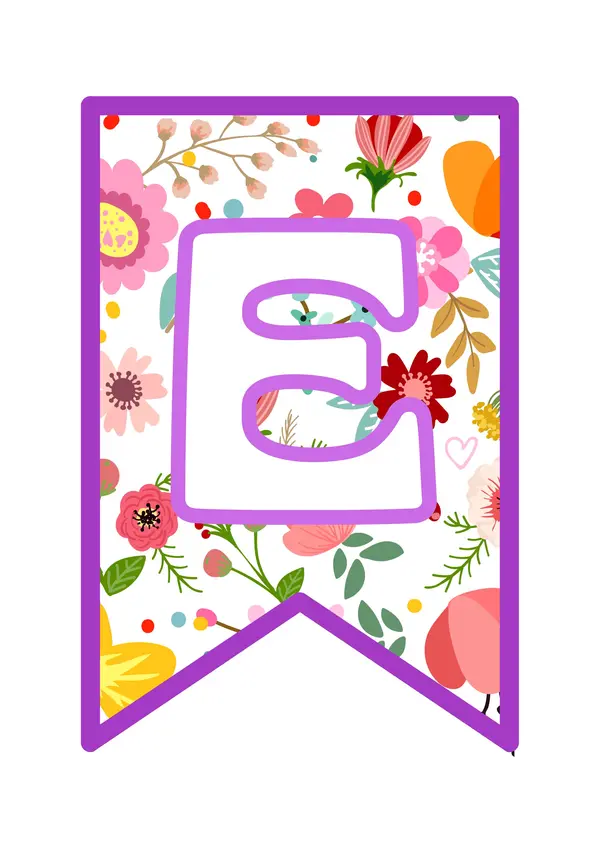 BANDERIN BIENVENIDA PRIMAVERA