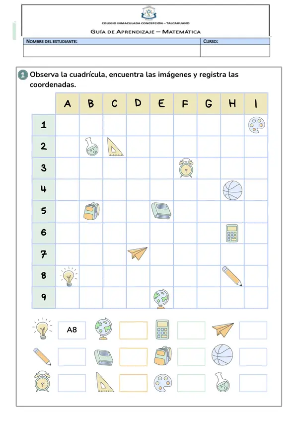 Localización- Coordenadas - Cuadrículas 