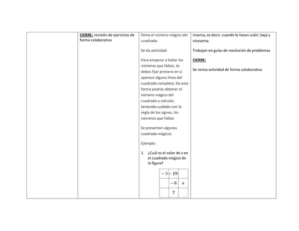 Planificación Clase a Clase: Diciembre | Matemática 8° Básico