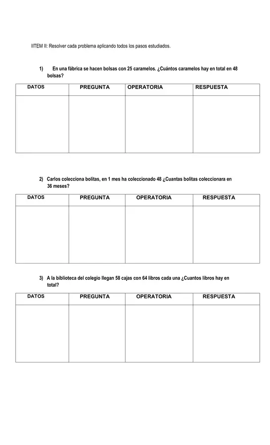 Guía Multiplicaciones