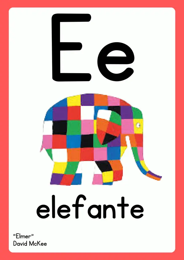 Abecedario día del libro - personajes y libros famosos