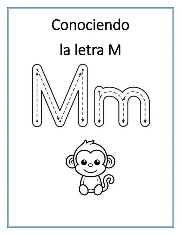 Conociendo la letra M