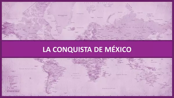 La conquista de México y Perú