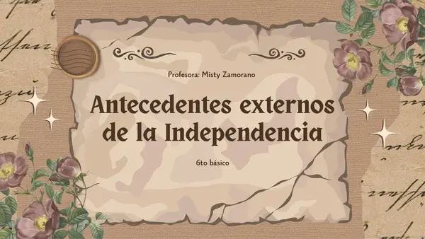 Antecedentes externos de la Independencia de Chile