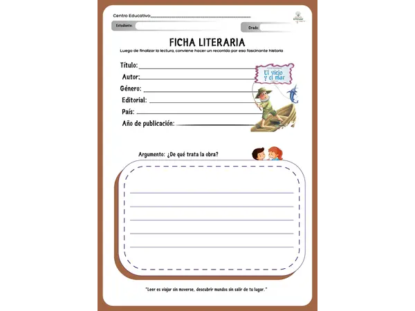 Ficha de comprensión lectira