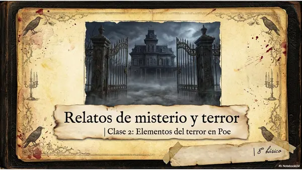 Elementos del terror gótico (Unidad 3 - Clase 2 - 8°)