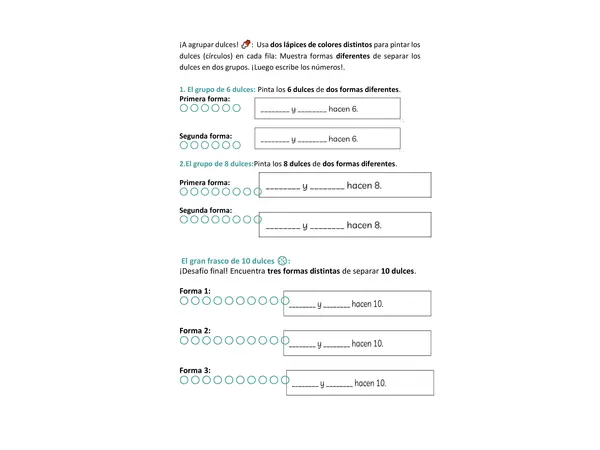 agrupar cantidades
