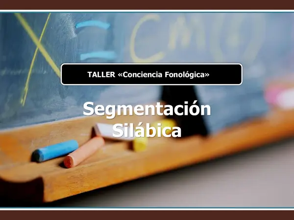 segmentación silábica ppt