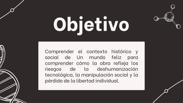 Contextualización Un mundo feliz