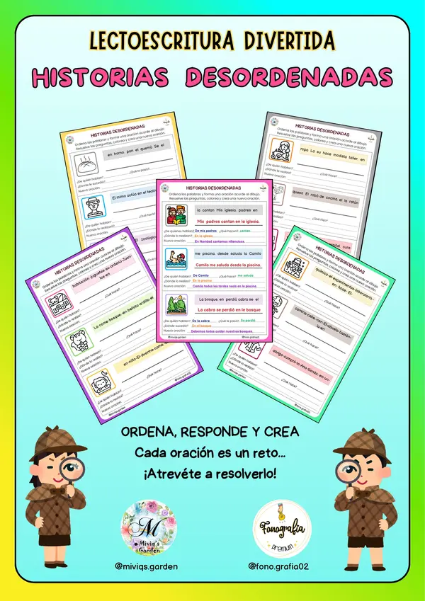Historias Desordenadas (Ordena, responde y crea)