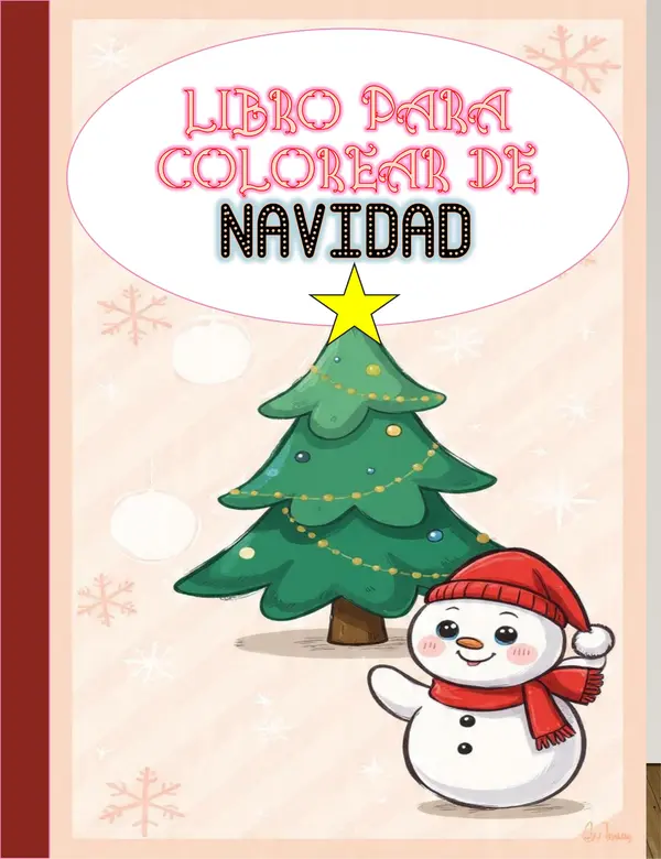 Libro para colorear de navidad