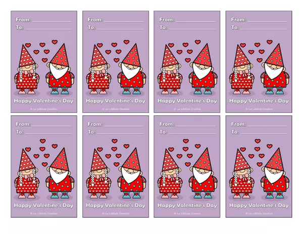 Happy Valentine´s Day Cards Tags Gifts Craft 3