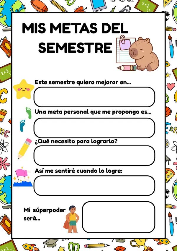KIT: ¡Estoy de vuelta! (a color y en blanco y negro)