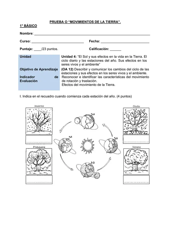 PACK EN DRIVE UNIDAD 4, CS NATURALES , PRUEBA,VIDEOS, GUIAS Y PPT, PRIMERO BASICO 