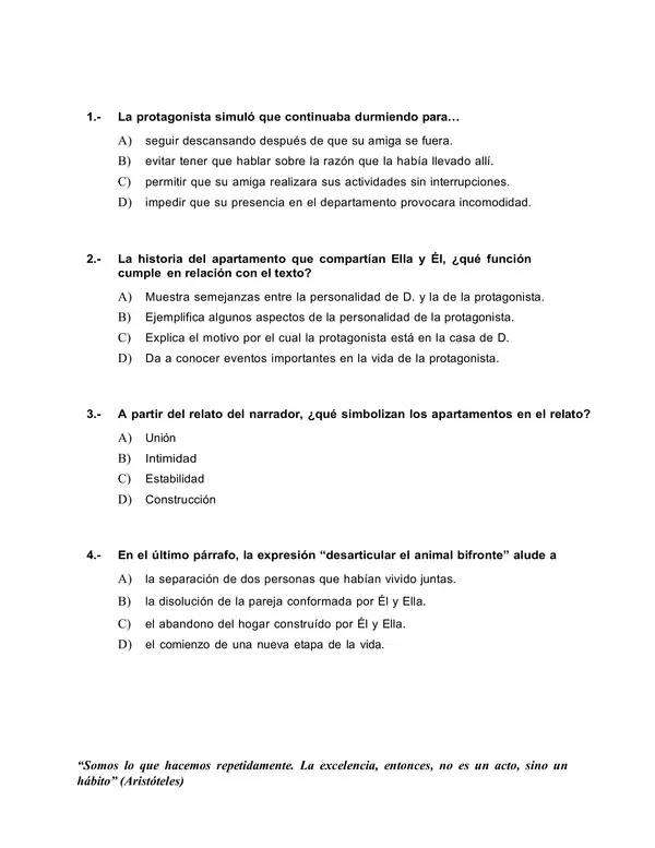 MINI ENSAYO DE 16 PREGUNTAS 2-1 TEXTOS LITERARIOS