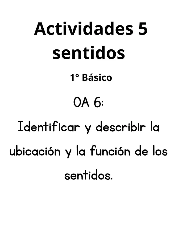 Los sentidos