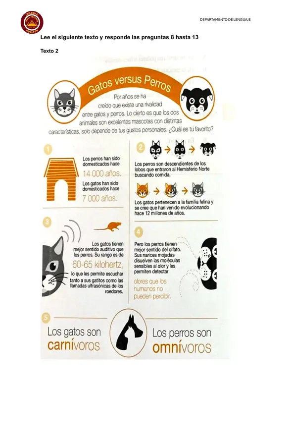 Guía de comprensión de 6° 