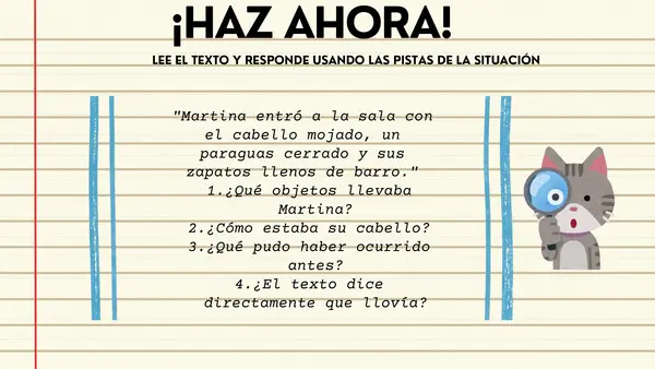 Detectives de la lectura: Información explícita e implícita