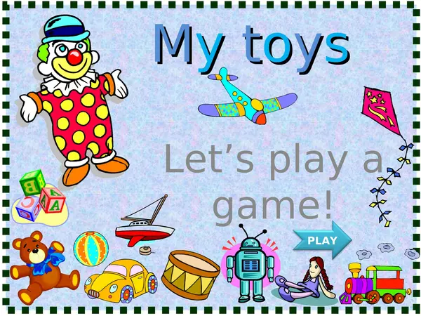 My toys  power point