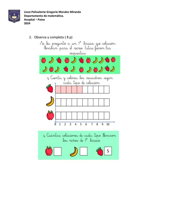 Guia evaluada graficos  2 básico