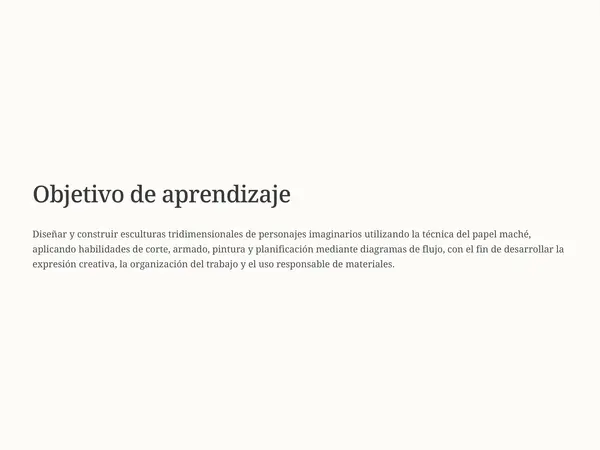 Habitantes de otro mundo (Actividad Artes y Tecnología)