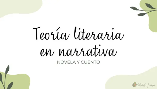 Presentación acerca de literatura (género narrativo)