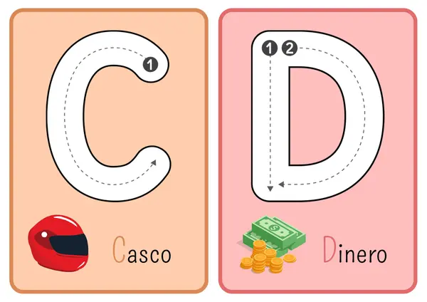 Tarjetas del abecedario a color y para colorear