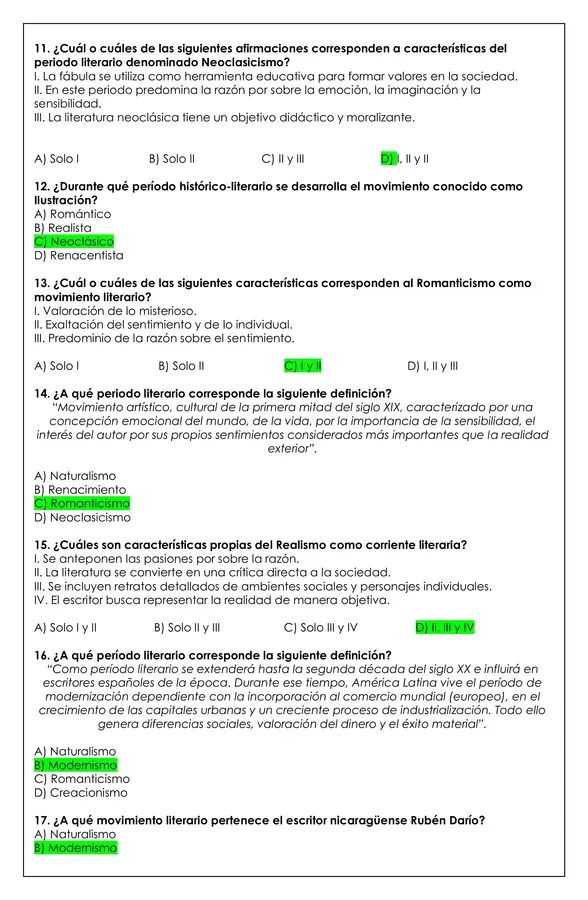 Prueba - Literatura Universal