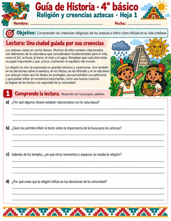 Guia Civilización Azteca