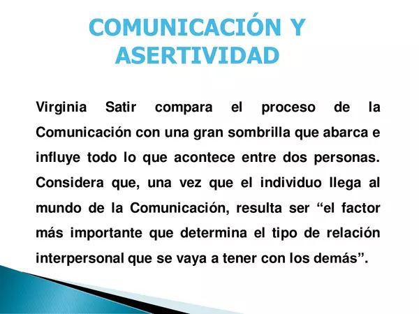 Ppt - Comunicación asertiva
