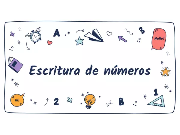 Escritura de números hasta el 1000